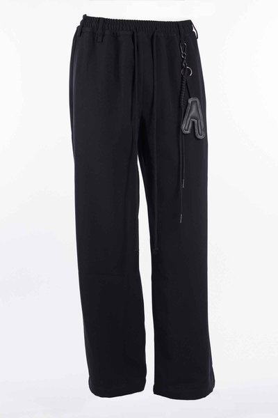 Hose 262_UPT096_PGBDLK RELAXED LOUNGE PANT black, SONG FOR THE MUTE