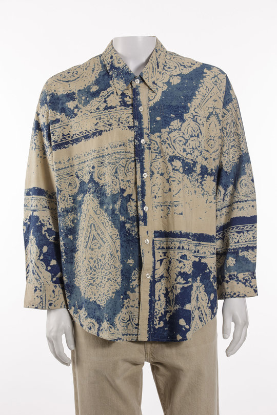Hemd R13WR004 Drop Neck Shirt blue Bandana, R 13