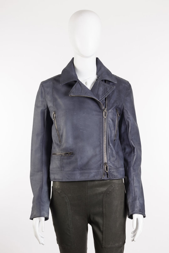 Lederjacke DB08949X59GR Kiss GR blue, Daniele Basta