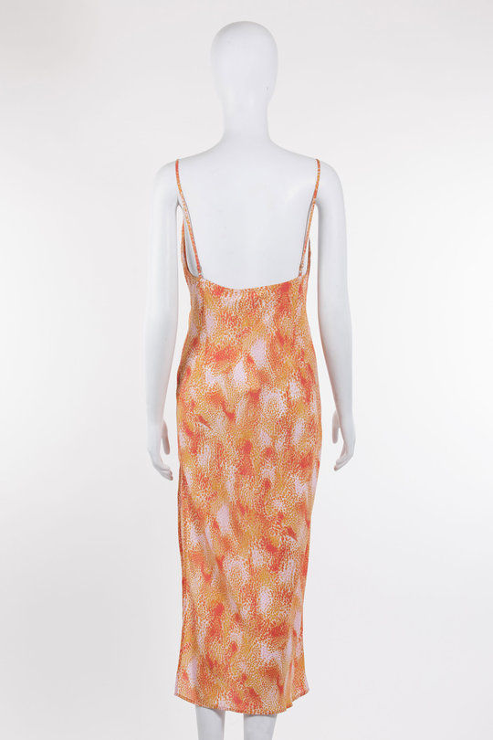 Kleid AW303 Solva multico orange, Iro