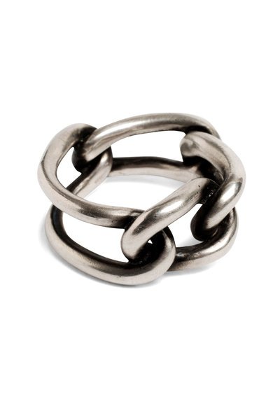 Ring Curb Links M1321 silver, Werkstatt Muenchen