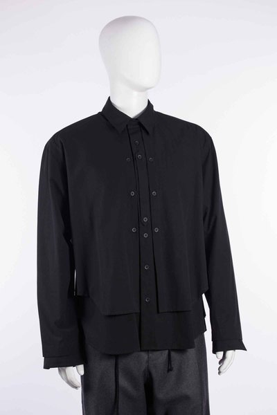 Hemd CGAW26WOSHI81 Layered Shirt black, Graig Green