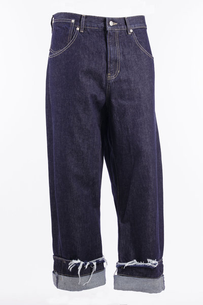 Hose Oversized Denim Trousers dark blue, Marina Yee