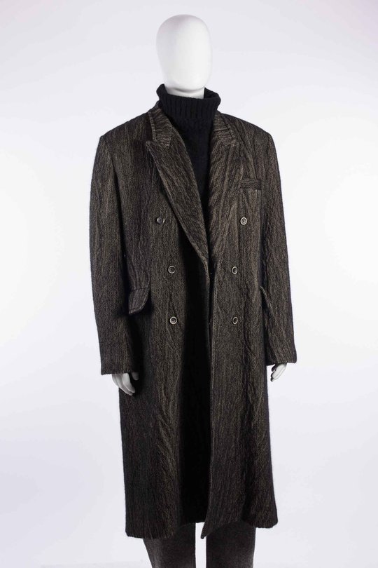 Mantel W6 M UM8501 Riccardo Coat Yucca D1 black/tan, Uma Wang
