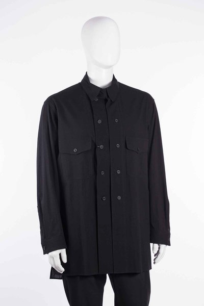 Hemd HW-B15-003-1 black, Yohji Yamamoto