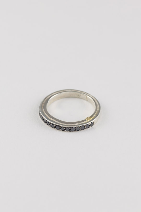 Ring mit schwarzen Diamanten 2 black, Rosa Maria Jewellery
