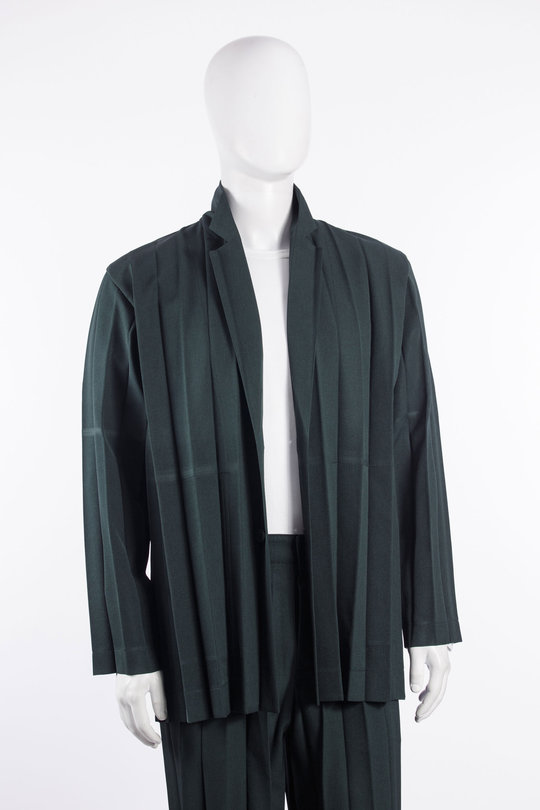 Sakko HP68-FD165 green, Homme Plissé Issey Miyake
