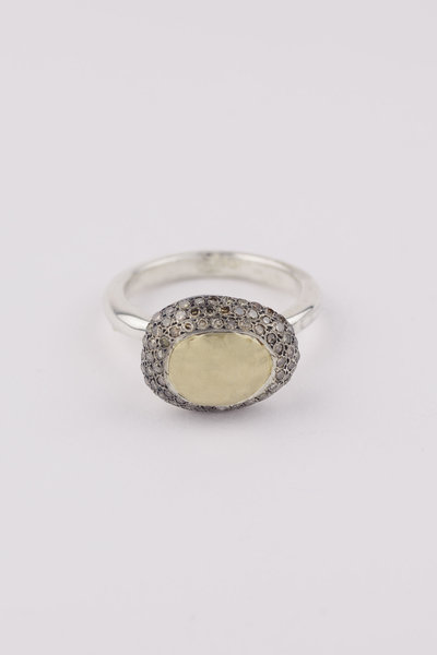 Ring Carrie R TB B S ST GY DIX CO 3R silber/gold, Rosa Maria Jewellery