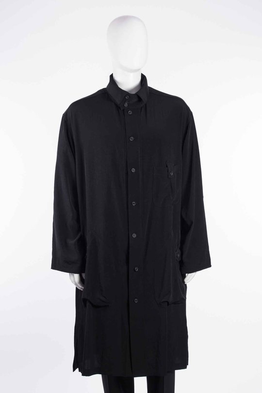Mantel HW-B02-500 black, Yohji Yamamoto
