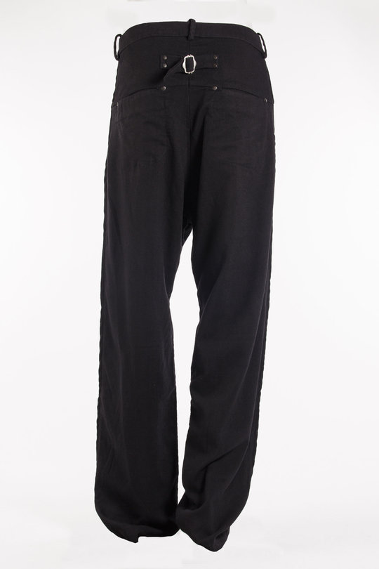Hose M3561 Panta Over Fla/Pants black, Masnada