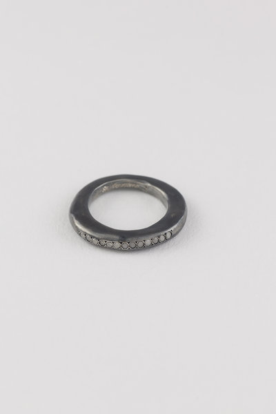 Ring mit weissen Diamanten black/ white, Rosa Maria Jewellery