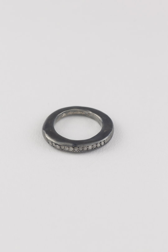 Ring mit weissen Diamanten black/ white, Rosa Maria Jewellery