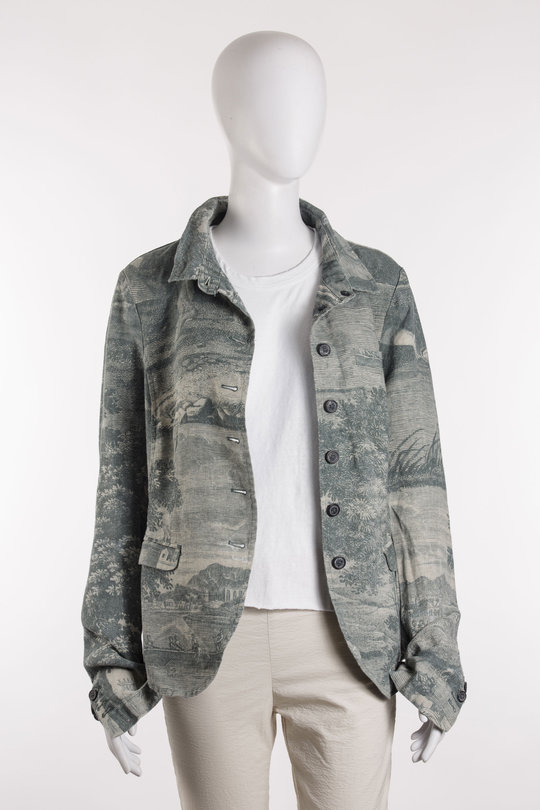 Blazer 126 278 11 02 seaweed print, RUNDHOLZ