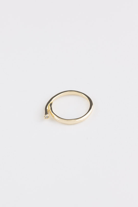 Ring  18 Karat gold mit weissen Diamant gold, Rosa Maria Jewellery