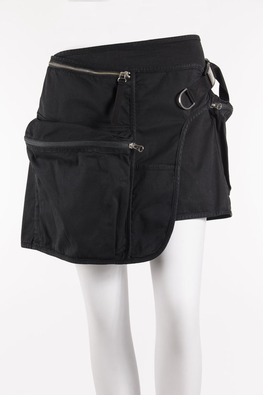 Rock P03HW301 Field Mini Skirt black, Helmut Lang