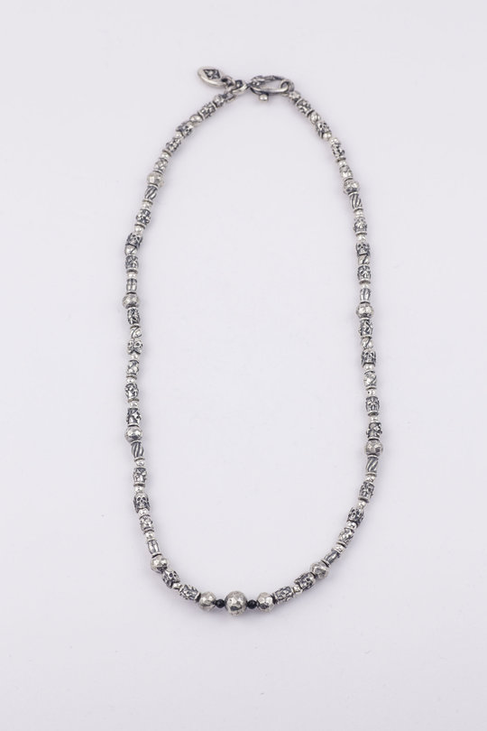 Kette 586.99.BDIAN tubes sculls silver, ELFCRAFT