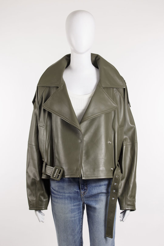 Lederjacke AX035 YURIA green, Iro