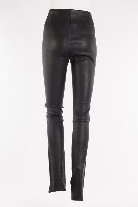 Lederhose ZIP Leather PNT HW206 Black, Helmut Lang