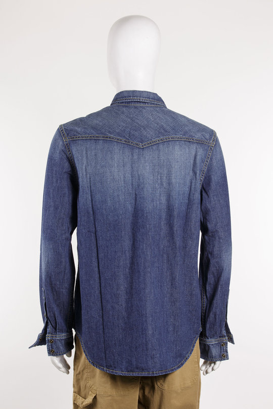 Hemd Travis Denim Shirt 11758 W46 jeans blue, Nili Lotan