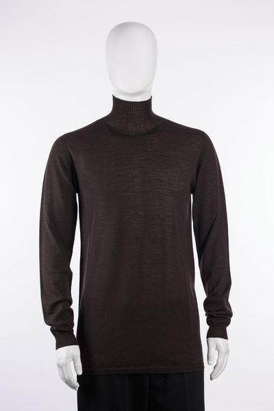 Pullover RU02F4824 M Level Turtle brown, Rick Owens
