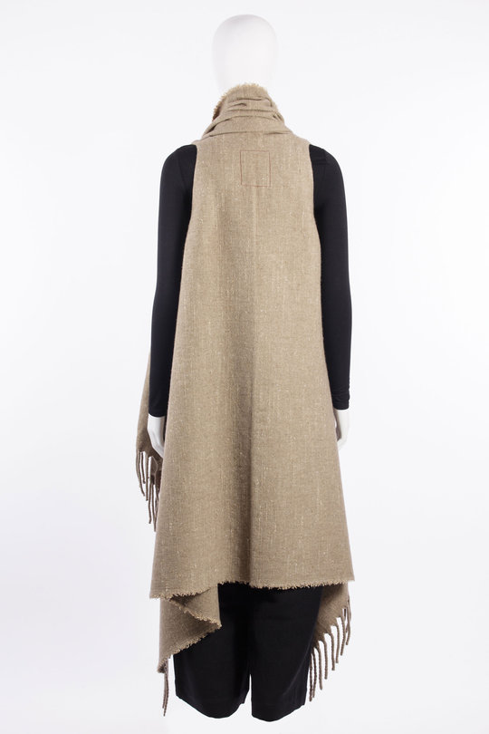 Weste WUA0259 Sciarpa tan, Uma Wang