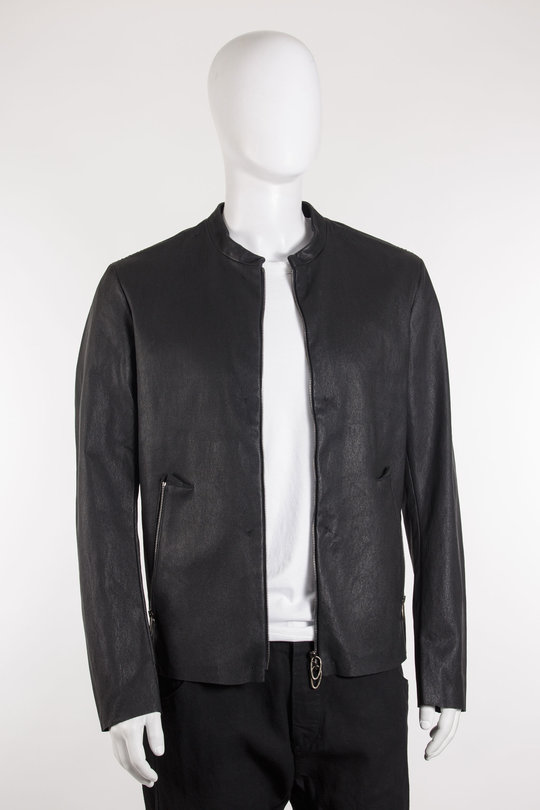 Lederjacke Patos STGRP 864X69 black, Daniele Basta