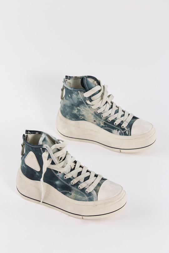 Sneaker Kurt High Top R13S5029 black white tie dye, R 13