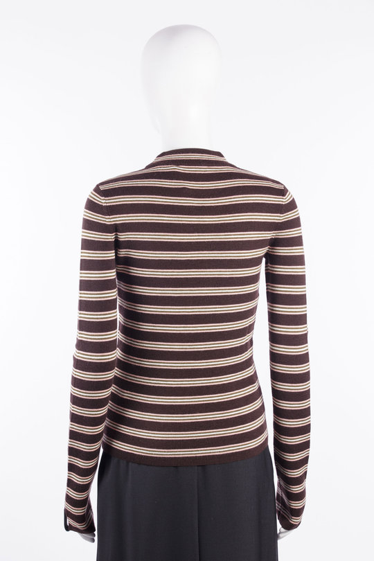 Pullover BA386 Sweet ashen brown stripes, Iro