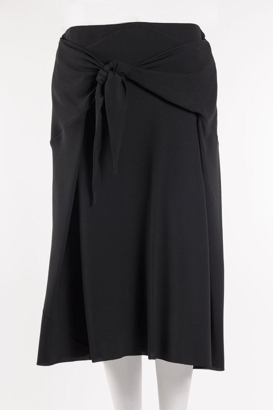 Rock RP01E7372 Y Strutter Skirt black, Rick Owens