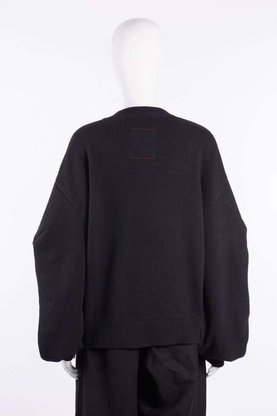 Pullover UK7142 Square Sleeve Top black, Uma Wang