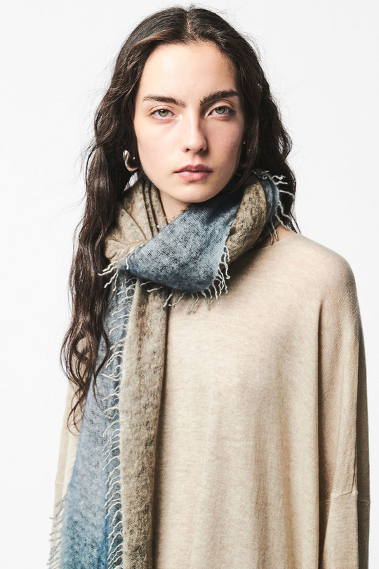 Schal 226WA1041CFIV-B bicolor-lila, Avant Toi