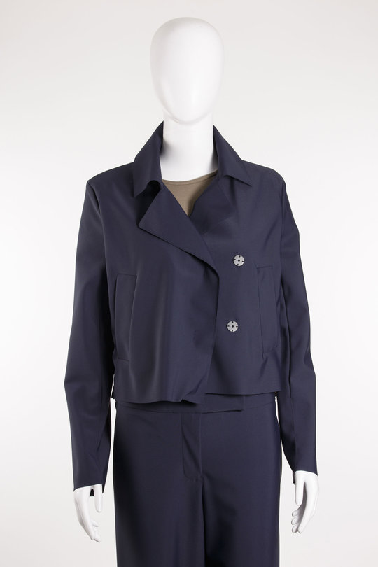 Jacke Techno-Stretch Double-Breasted Blazer 19-1020356 nightshade, Uli Schneider