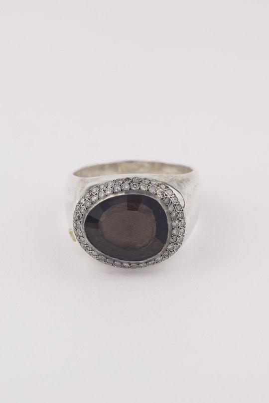 Ring Heyonn S ST DIA IG 2R SQTZ multi, Rosa Maria Jewellery
