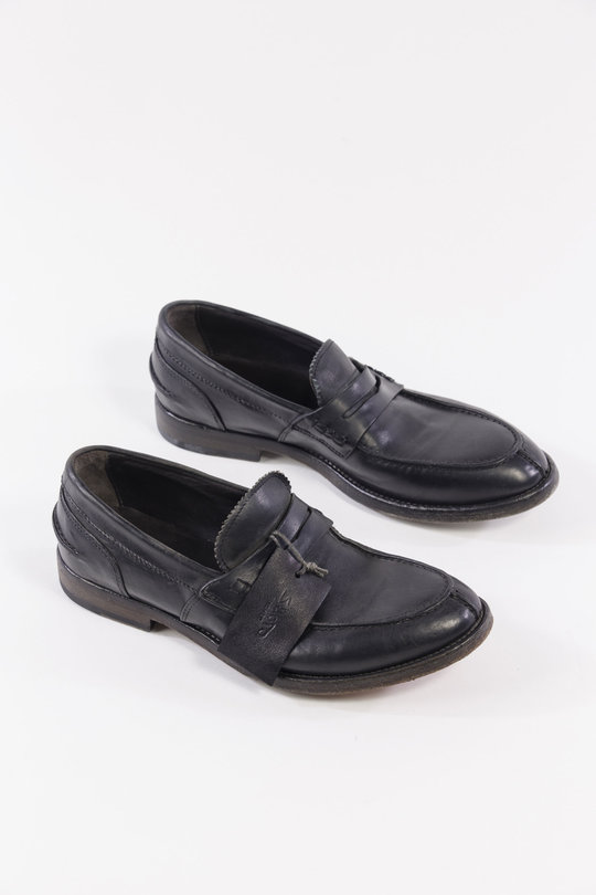 Schuh Straccio Nero Wash+Pablo 9419 black, SHOTO