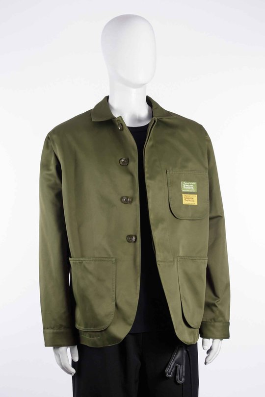 Jacket HEAVY MEMORY SATIN262_MJK130L_HEMSARM green, SONG FOR THE MUTE