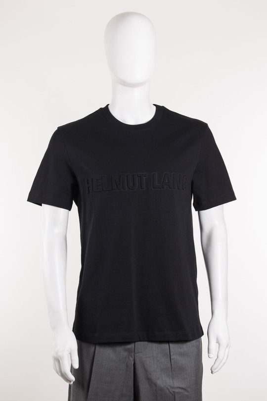 T-Shirt Embossed Tee P01HM508 black, Helmut Lang
