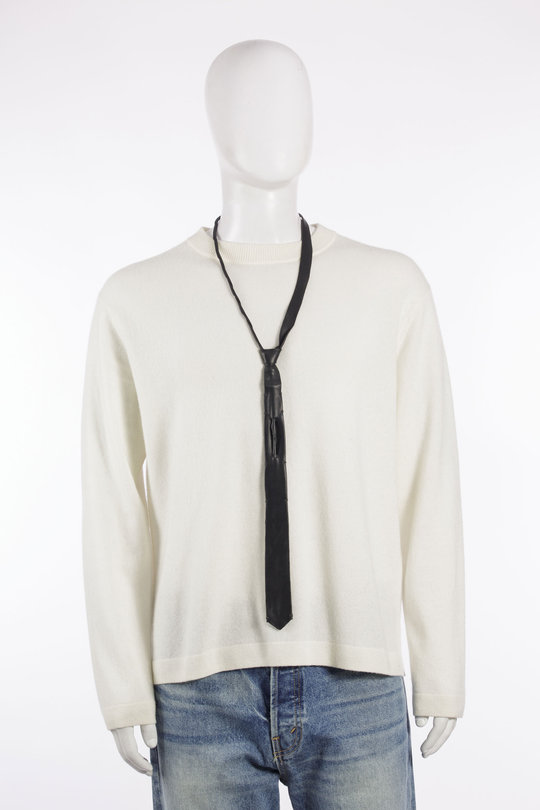 Krawatte W26-7-35 LR Tie black, Layer-0