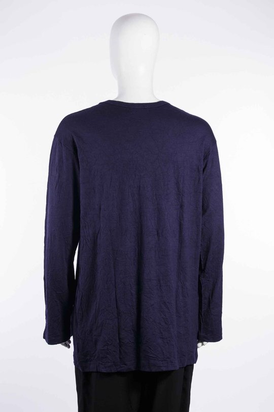 Longsleeve HW-T09-171 blue, Yohji Yamamoto