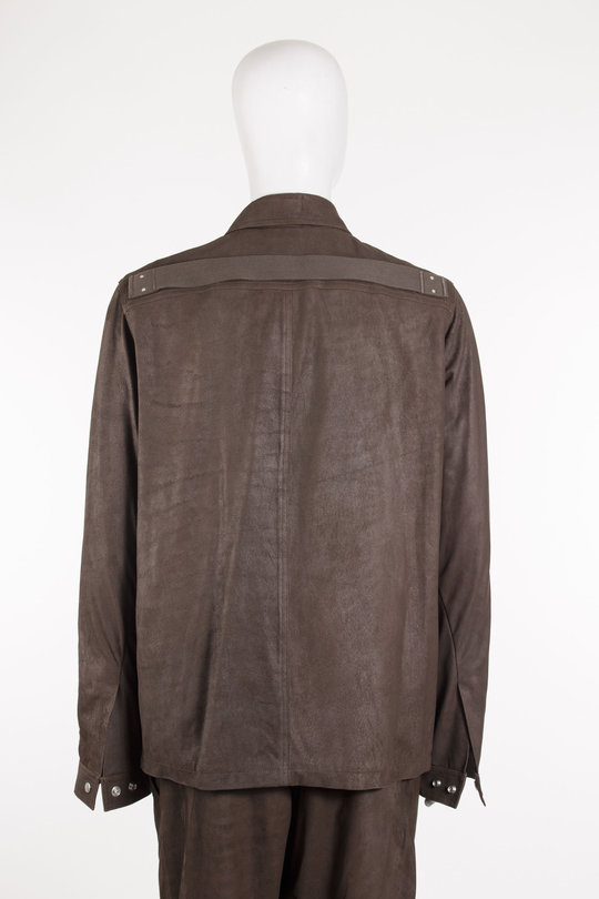 Leder Jacke RU02E1764 LBA Brad JKT darkdust, Rick Owens