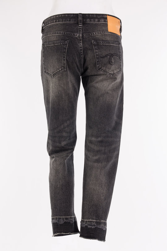 Jeans R13W0091 Boy straight jean faded black, R 13