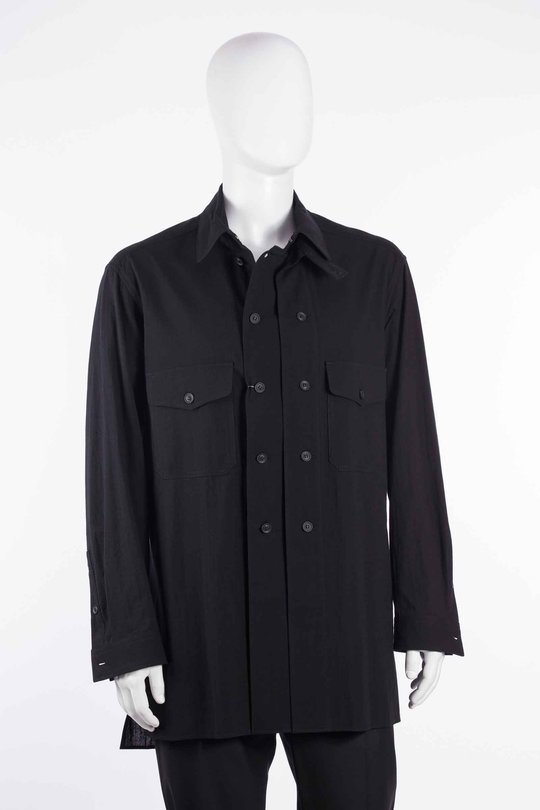 Hemd HW-B15-003-1 black, Yohji Yamamoto