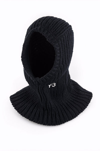 Schal JX8310 Y-3 Knit Hood black, Y-3