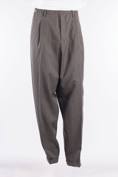 Hose MGFW26PA01721 People's Pants grey/brown, MAGLIANO