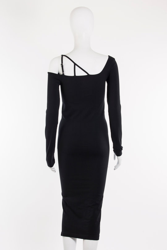Kleid Bra Strap Dress black, Helmut Lang