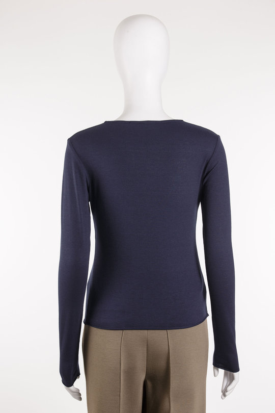 Pullover Single Jersey Longsleeve 19-1031342 nightshade, Uli Schneider