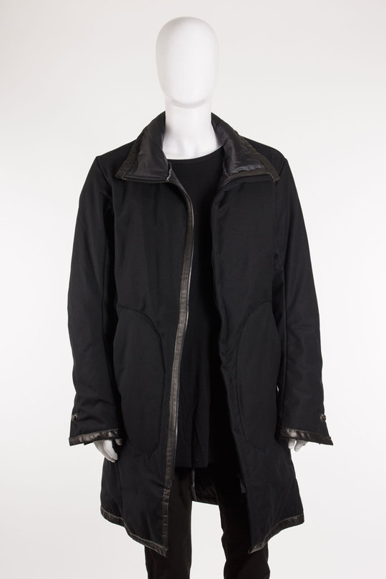 Mantel Highcoat Armure H26 black, 69 BY ISAAC SELLAM