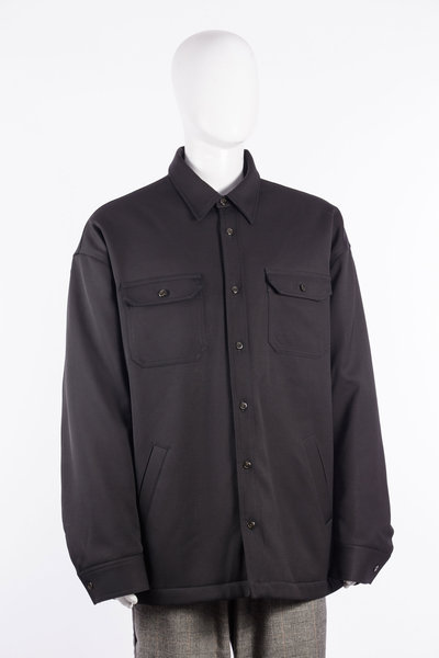 Jacke MMWCO002-033N-001 OS Padded Overshirt black, Willy Chavarria