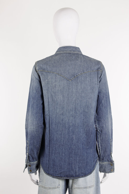 Hemd Travis Shirt 11032 W46 faded jeans blue, Nili Lotan