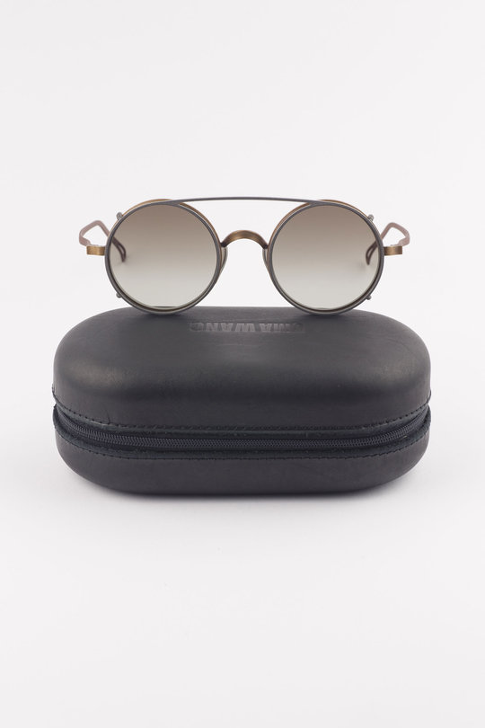 Brille Uma Wang + Rigards Copper/ Titanium/ Aluminium, Uma Wang