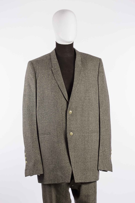 Sakko RU02F4721 WBI Concordian JKT black melange, Rick Owens